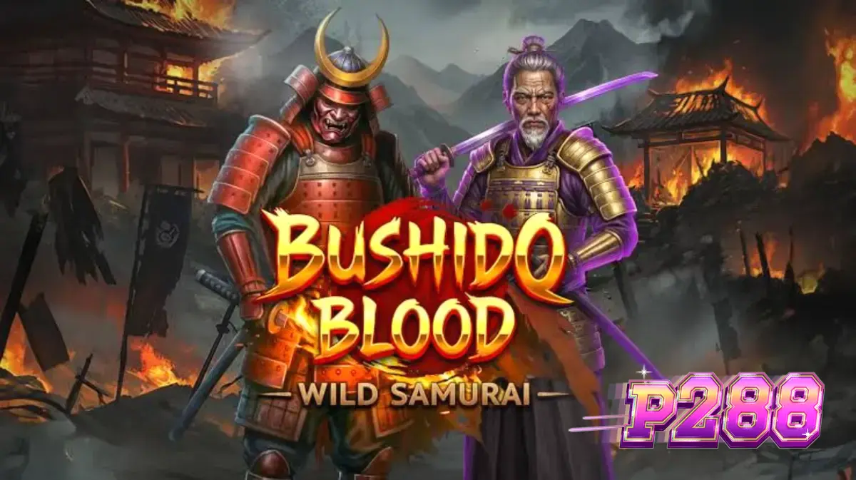 Bushido Blood slot game reels na may samurai theme